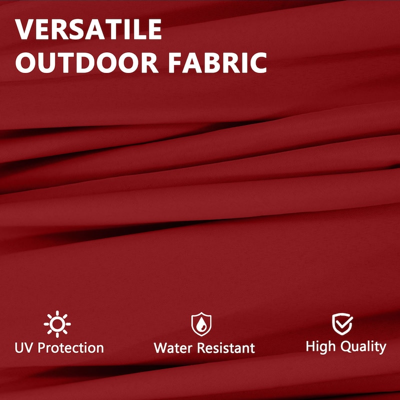 Ainfox 13Ft Large Outdoor Patio Umbrella with Crank With Base