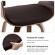 preview thumbnail 120 of 186, 26"/29" Faux Leather Swivel Bar Stools, Wood Counter Stool