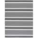 preview thumbnail 5 of 4, Martha Stewart Venerica Contemporary Rug 2PC - 5'3" x 7' - Light Grey/Charcoal - Rectangle