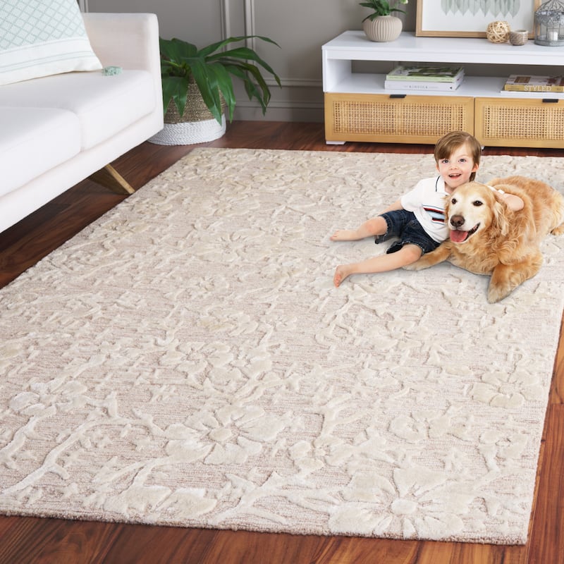 SAFAVIEH Handmade Glamour Zaruhi Modern & Contemporary Viscose Rug