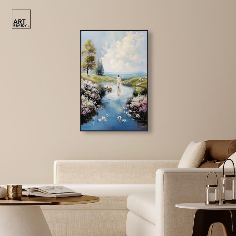 Caretaker's Calm Crossing I Canvas by Art Remedy