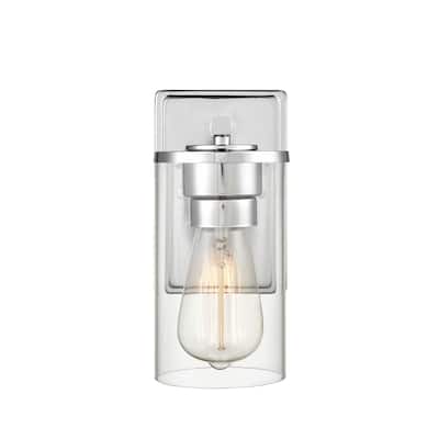 Millennium Lighting Verlana 1-Light Wall Sconce in Multiple Finishes with a Clear Glass Shade