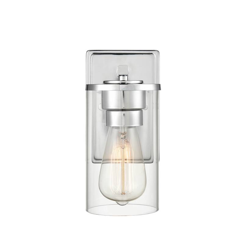 Millennium Lighting Verlana 1-Light Wall Sconce in Multiple Finishes with a Clear Glass Shade