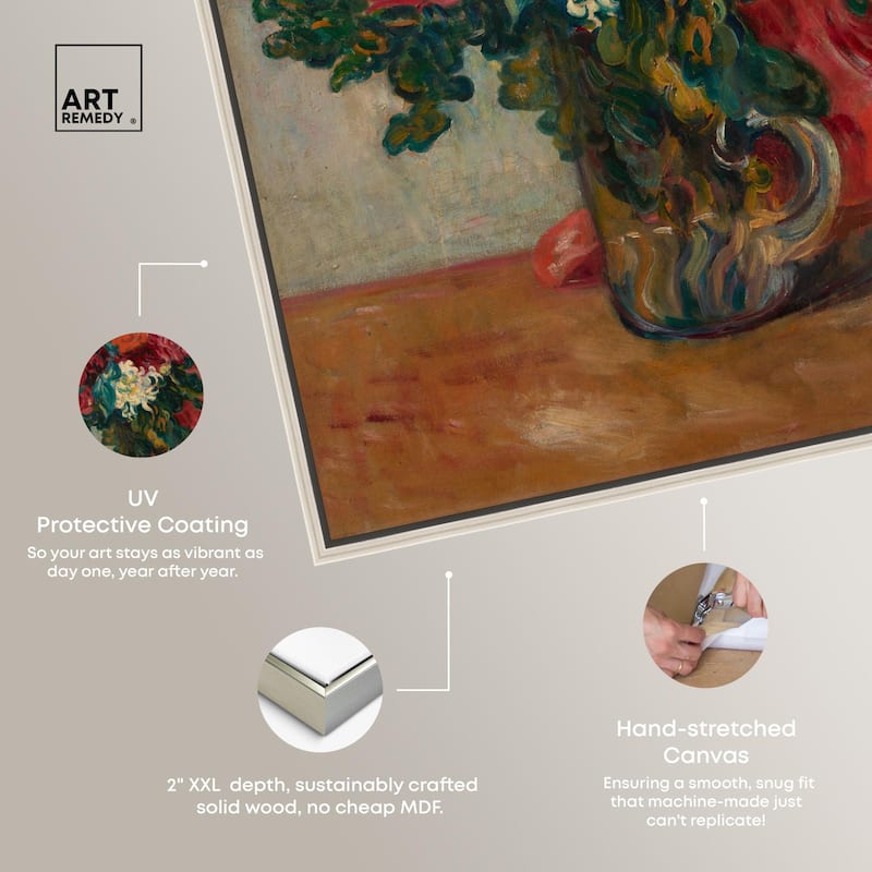 Valtat Dahlias Canvas by Art Remedy