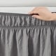 preview thumbnail 10 of 23, Lush Decor Ruched Ruffle Elastic Easy Wrap Around Bedskirt