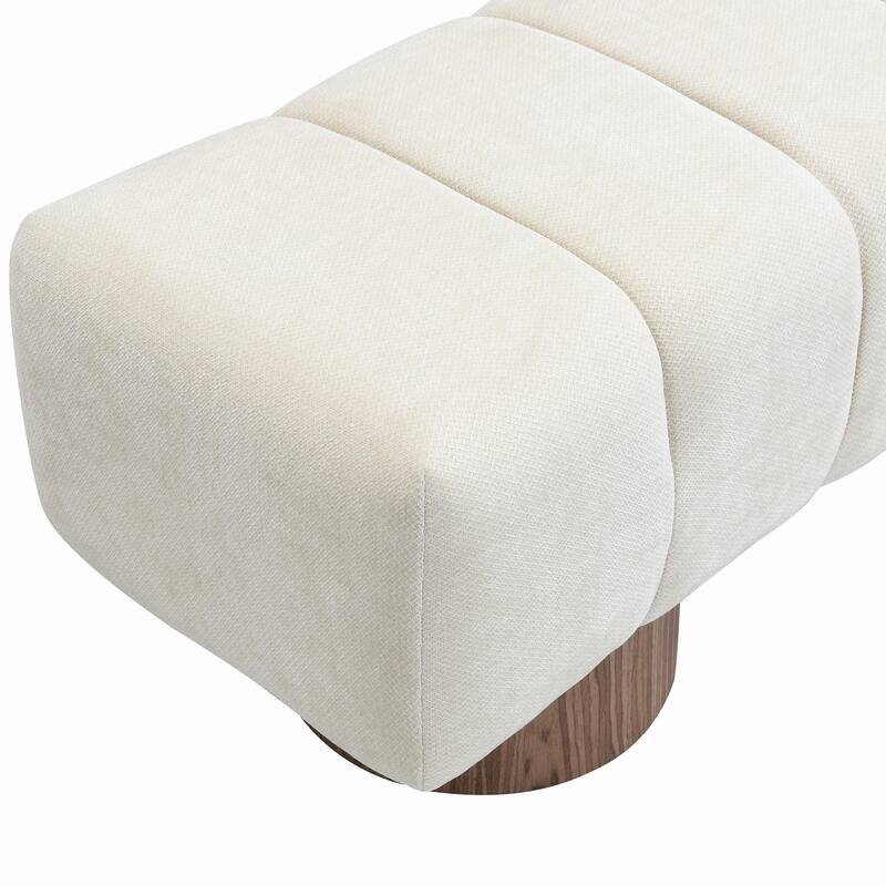 50" Chenille Bench