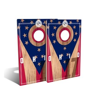 Ohio State Flag 2.0 Tailgate Cornhole Board Set (Includes 8 Bags) - N/A ...