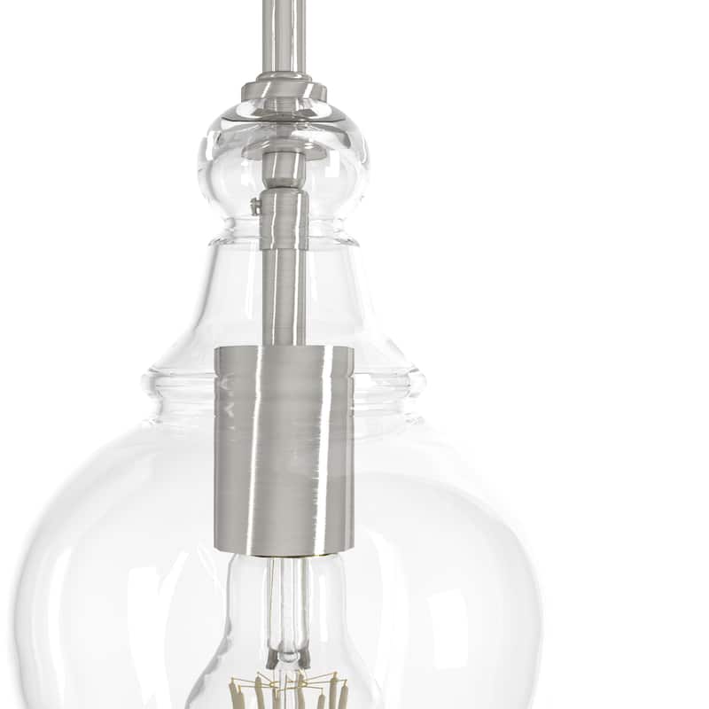 Hunter Maple Park 1-Light Mini Pendant - Kitchen Island, Dining Room - Modern Farmhouse, Contemporary, Transitional