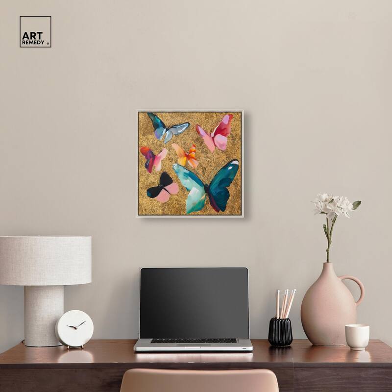 Spectrum of Wings Canvas by Art Remedy