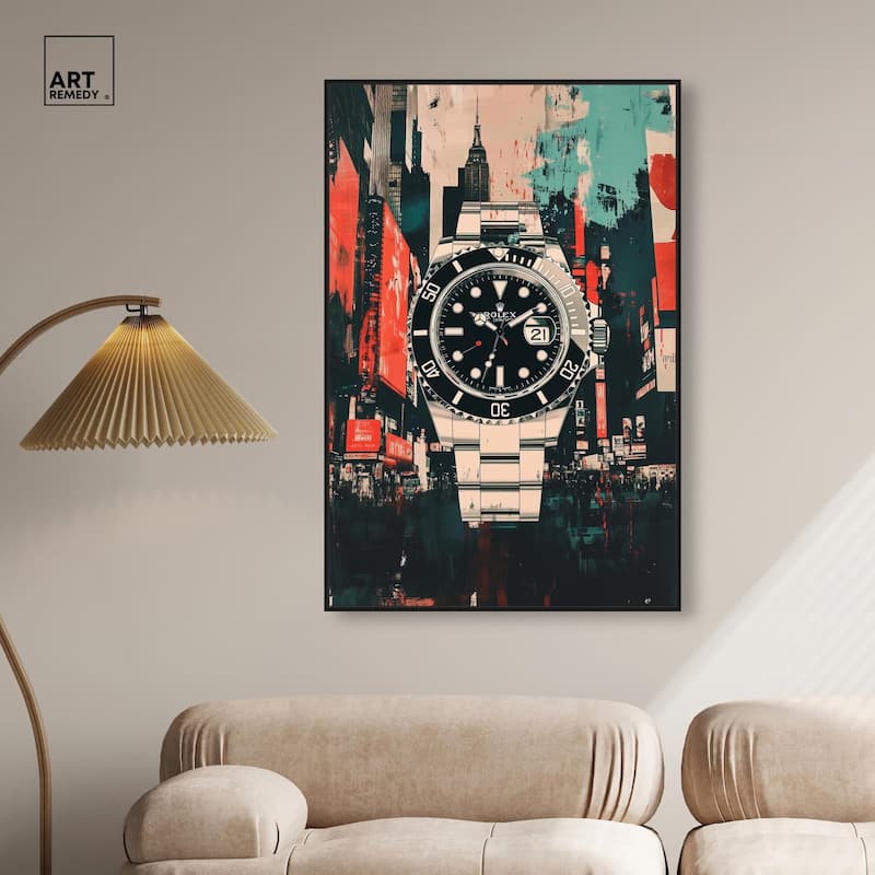 Cityscape Watch Canvas by Art Remedy