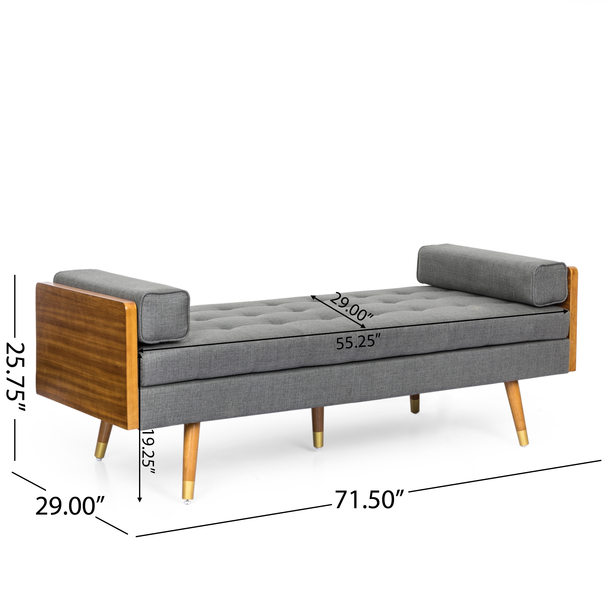 Keene folding chaise 2025 lounge