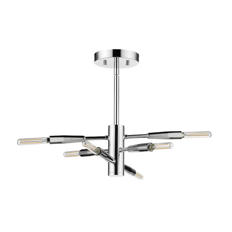 Bellevue ZCF44988 Almeria 6 Light 13" Wide Semi-Flush Ceiling Fixture