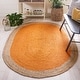 preview thumbnail 17 of 125, SAFAVIEH Handmade Natural Fiber Charlyne Bordered Round Jute Rug
