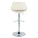 preview thumbnail 62 of 144, Silver Orchid Svellingen Adjustable Bar Stool with Rounded T Footrest - Set of 2