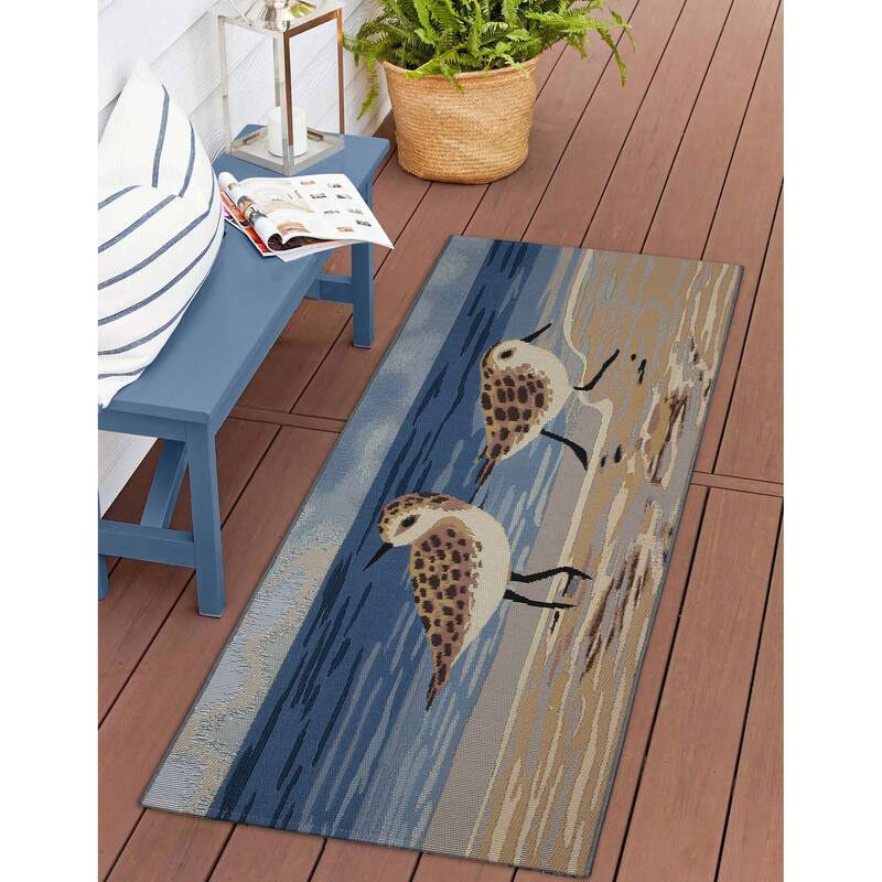 Liora Manne Esencia Sandpipers Indoor/Outdoor Mat