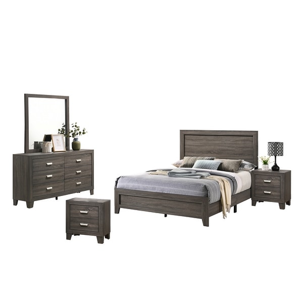 Best Quality Furniture Anastasia 4-Piece Bedroom Set Extra Nightstand. Opens flyout.