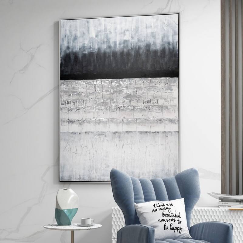 Afterlight, Hand Painted Framed Canvas