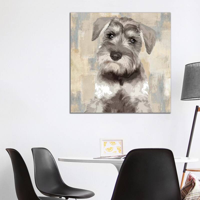 iCanvas "Miniature Schnauzer" by Keri Rodgers Canvas Print