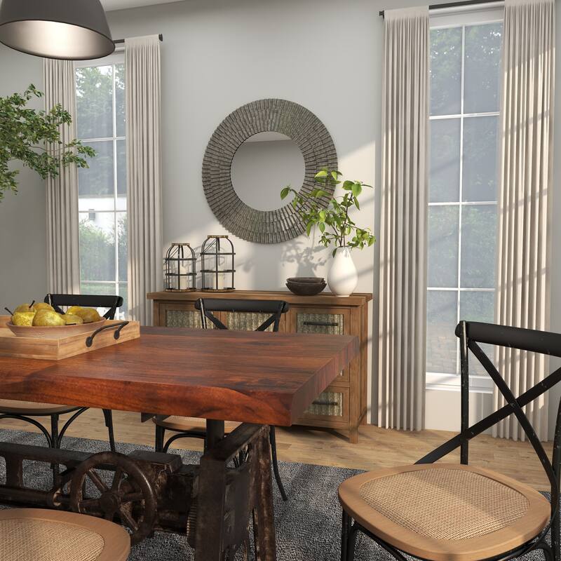 Gray Metal Room Wall Mirror