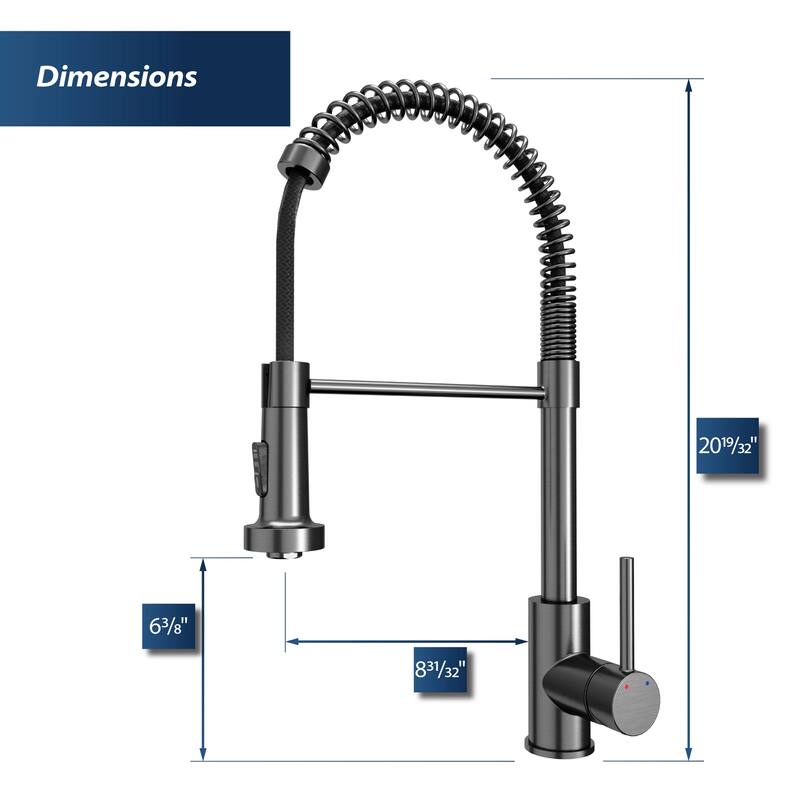 Karran Loxton Touchless Single-Handle Pull-Down Sprayer Kitchen Faucet