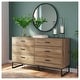preview thumbnail 1 of 7, Signature Design by Ashley Deanlow Brown Dresser Honey - 6-drawer