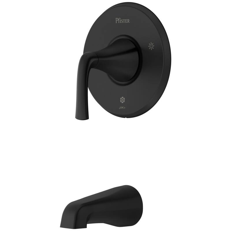 Pfister R89-5MCA McAllen Single Handle Shower Trim Package with Quick - Matte Black