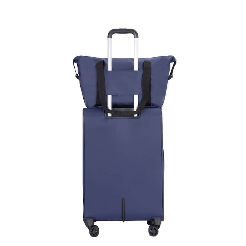 Carry On Luggage Sets 3 Piece, Softshell Lightweight Durable Suitcase with Spinner Wheels and Alloy Zipper, for Men Women