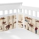 preview thumbnail 3 of 4, Brown Western Cowboy Boy Girl Neutral Sweet Jojo Designs 6p Crib Bedding + BreathableBaby Breathable Mesh Liner Horse