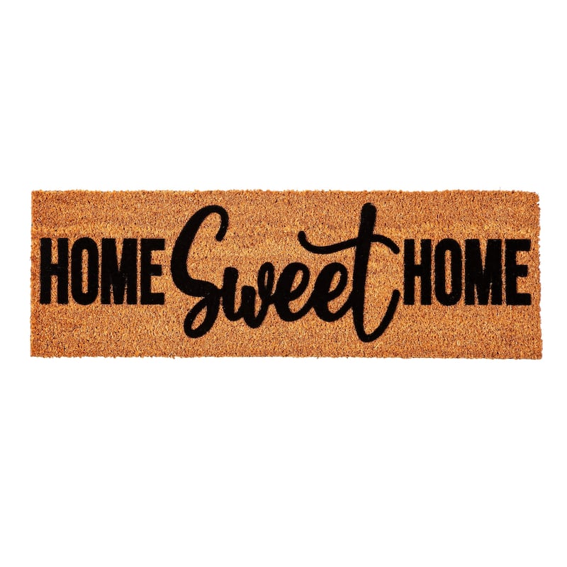 28 in. x 9 in. Home Sweet Home Flocked Kensington Switch Mat