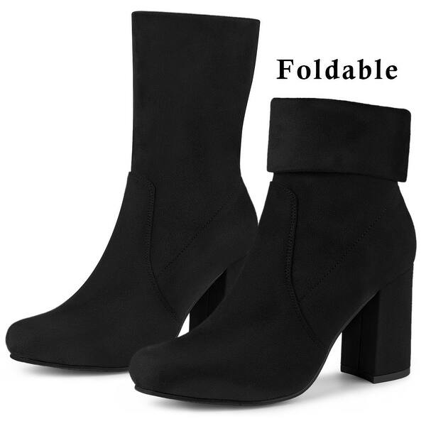 women's round toe ankle boots