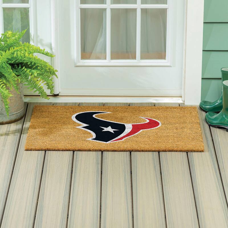 Houston Texans Full Color Indoor/Outdoor Coir Mat
