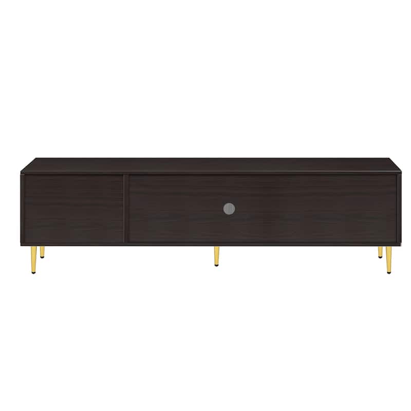 Modern TV Stand with 3 Shelves and 2 Cabinets