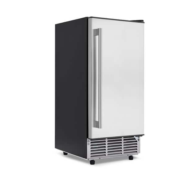 slide 2 of 5, Newair 15 in. Undercounter 80 lbs. per day Clear Ice Cube Maker, Built-in or Freestanding