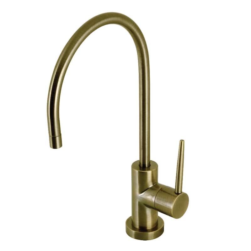 Kingston Brass New York Single-Handle Cold Water Filtration Faucet - Antique Brass