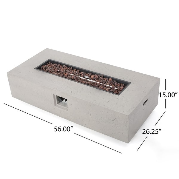 Fire Pit Table Christopher Knight Home Nicola Outdoor 40 Inch