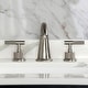 preview thumbnail 15 of 35, Kingston Brass Convergent Two-Handle 3-Hole Deck Mount Widespread Bathroom Faucet with Knurled Handle and Brass Pop-Up Drain