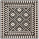 preview thumbnail 18 of 79, SAFAVIEH Veranda Eyvor Indoor/ Outdoor Waterproof Patio Backyard Rug 3' Square - Ivory/Grey