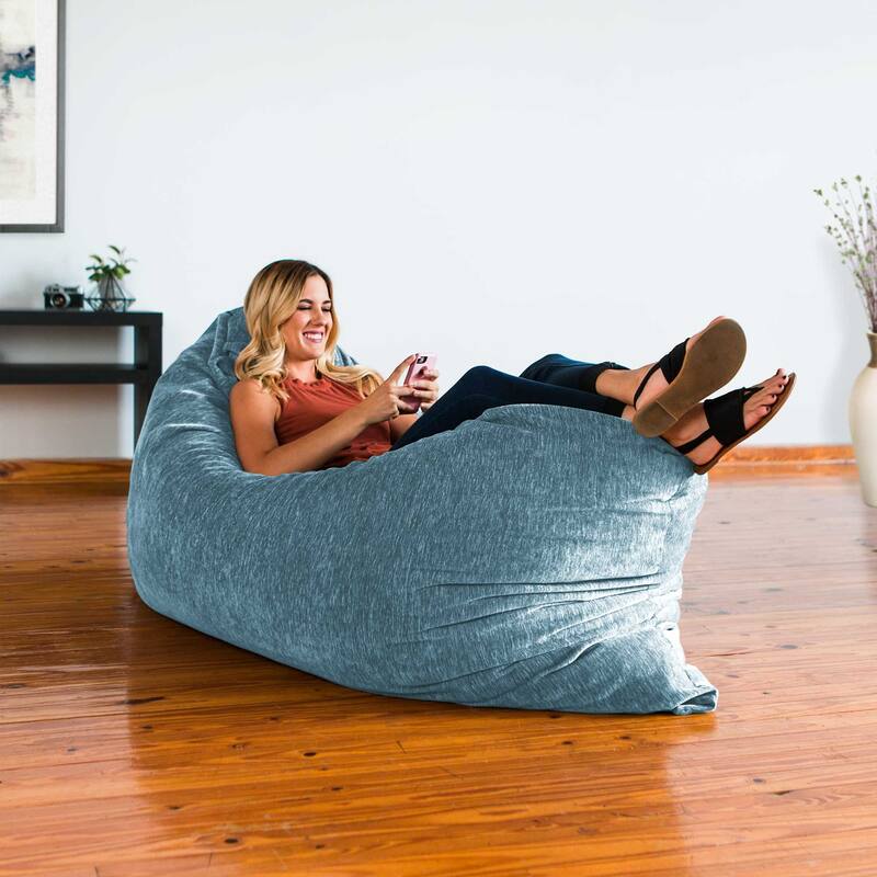 Jaxx Floor Chenille Pillow Bean Bag Lounger