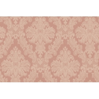 Seabrook Designs Tiffani Damask Unpasted Wallpaper