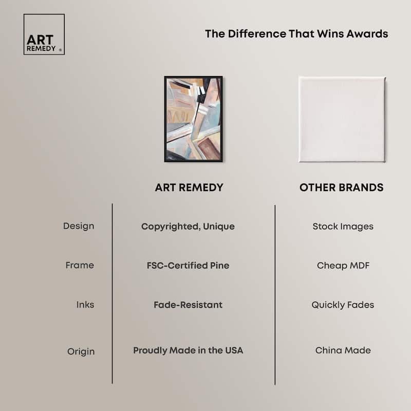 Balancing Lines II Canvas by Art Remedy