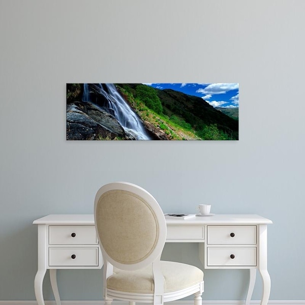 Easy Art Prints Panoramic Images's 'Sourmilk Gill, English Lake District, Cumbria, England, United Kingdom' Canvas Art
