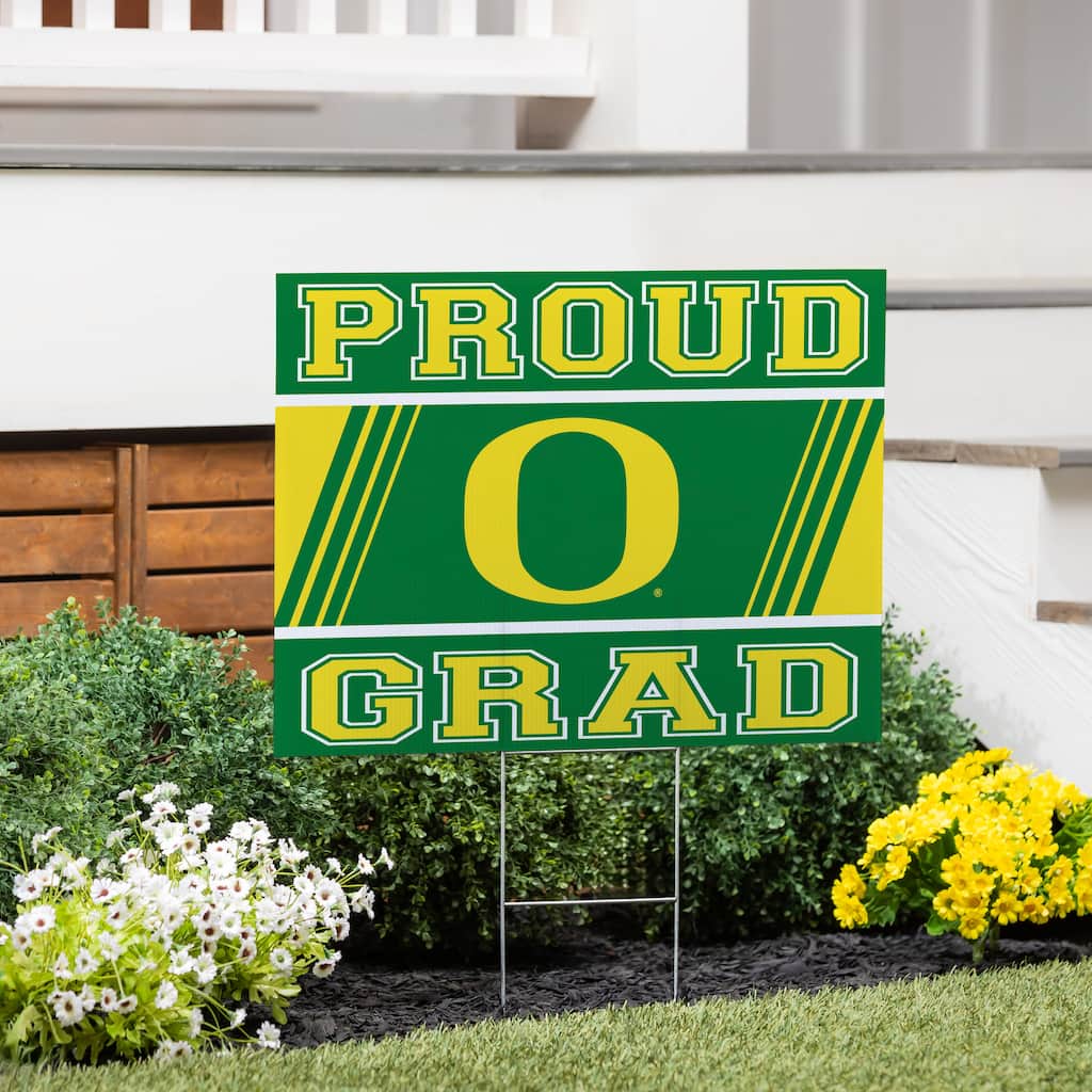 University of Oregon 24" x 18" Graduation Coroplast Outdoor Yard Sign