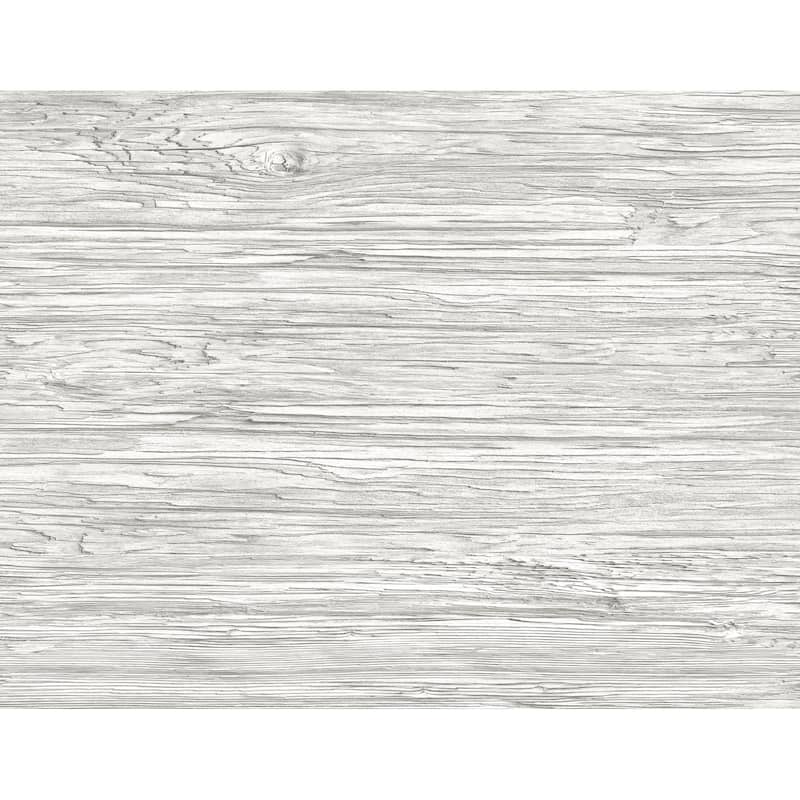 Seabrook Designs Lillian August Washed Shiplap Embossed Vinyl Unpasted Wallpaper