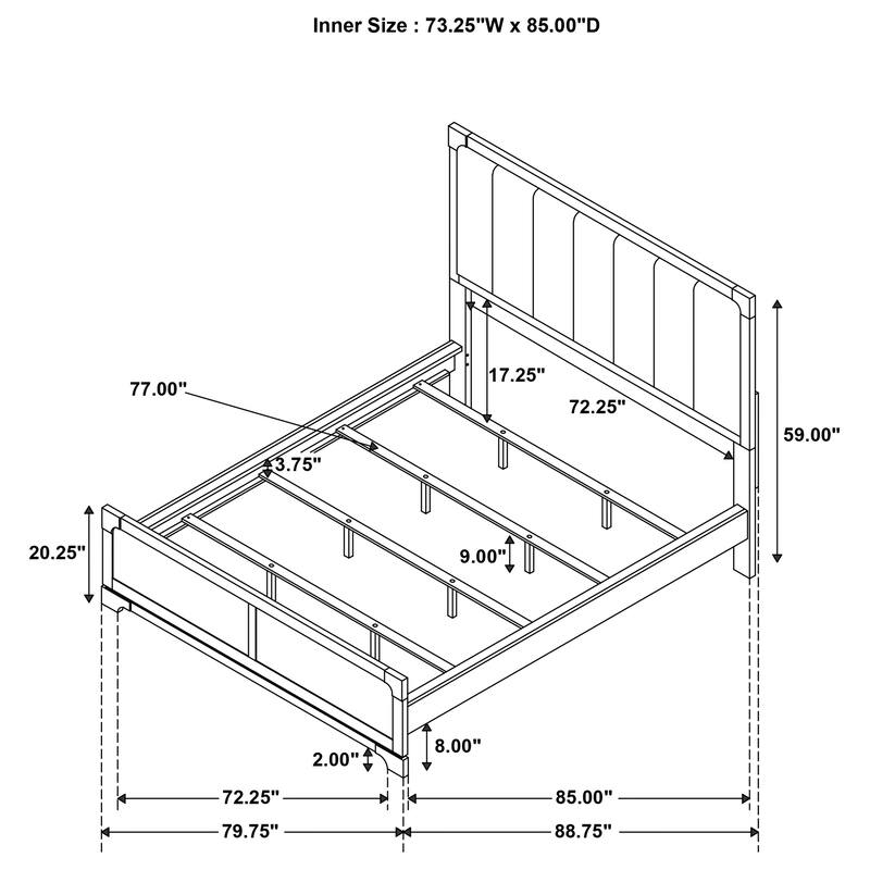 Gran Park Bedroom Set Dark Cocoa