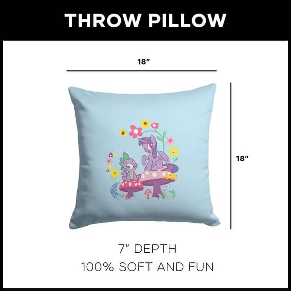 dimension image slide 1 of 6, Hasbro My Little Pony 18 Inch Throw Pillow