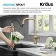 preview thumbnail 167 of 165, Kraus Urbix Industrial Solid Brass Kitchen Faucet