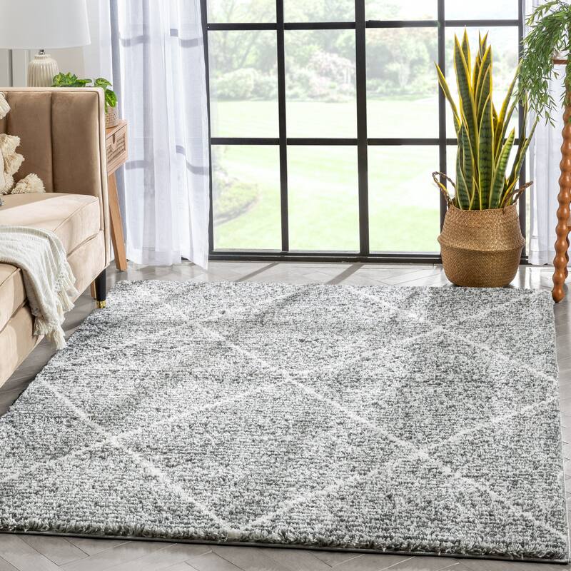 Well Woven Celeste Aviero Moroccan Diamond Pattern Area Rug