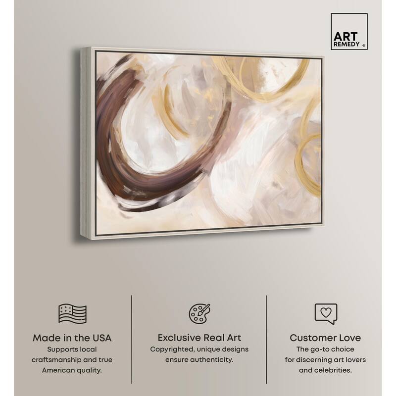 Dreamy Swirls I Canvas by Art Remedy