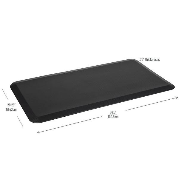 Mind Reader Anti Fatigue Kitchen Mat, Standing Desk Mat, Cushioned Mat