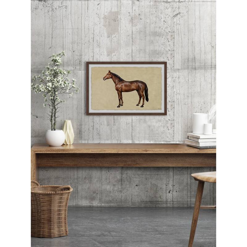 Shiny Coat Framed Print